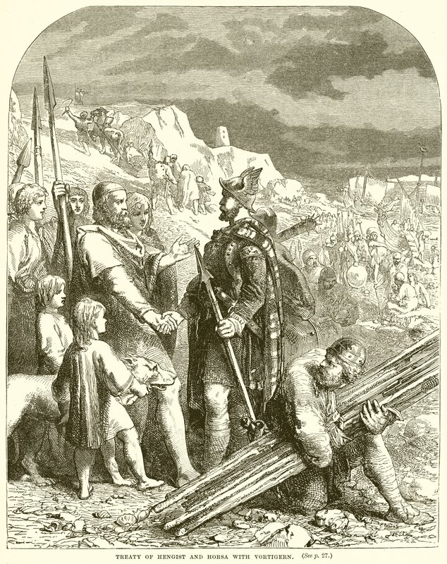 Traité de Hengist et Horsa avec Vortigern - English School