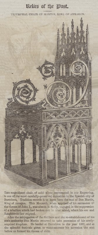 Chaise triomphale de Martin, roi d