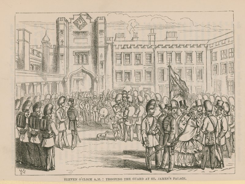 La relève de la garde au palais de St James - English School