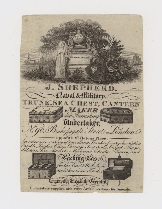 Fabricant de malles, J Shepherd - English School