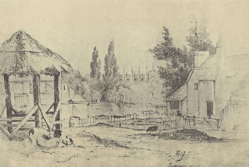 Ferme de Turner, vers 1821 - English School
