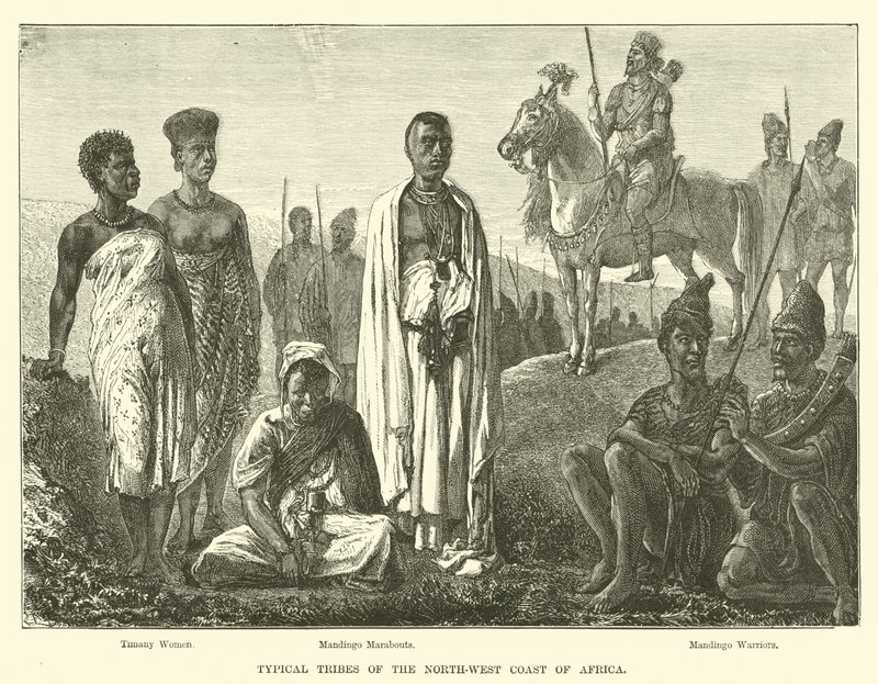 Tribus typiques de la côte nord-ouest de l