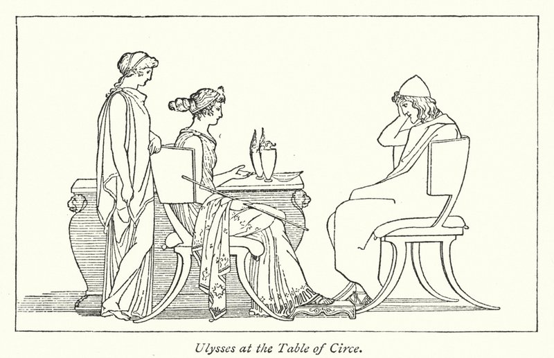 Ulysse à la table de Circé - English School