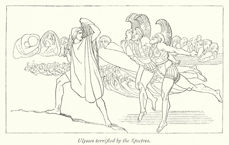 Ulysse terrifié par les spectres - English School