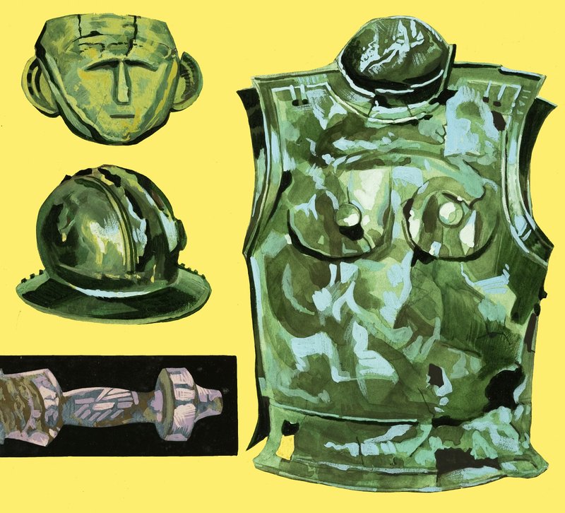 Armure et masque non identifiés - English School