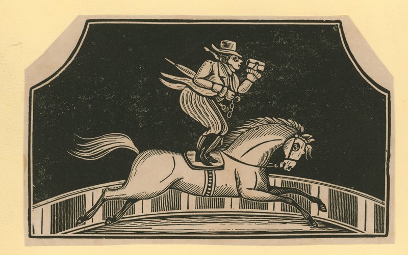 Scène de cirque sans titre : Cavalier - English School