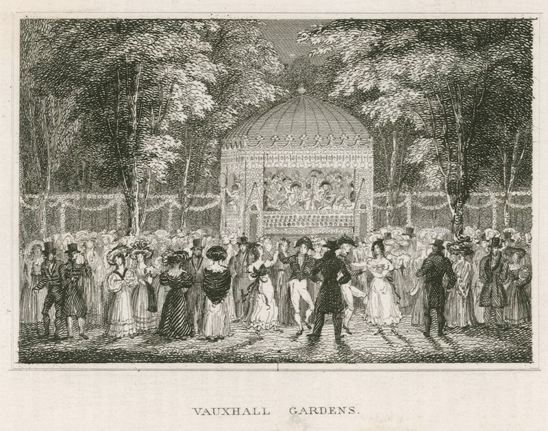Jardins de Vauxhall, Londres - English School