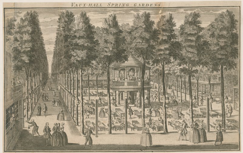 Jardins de printemps de Vauxhall - English School