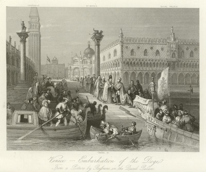Venise - Embarquement du Doge - English School