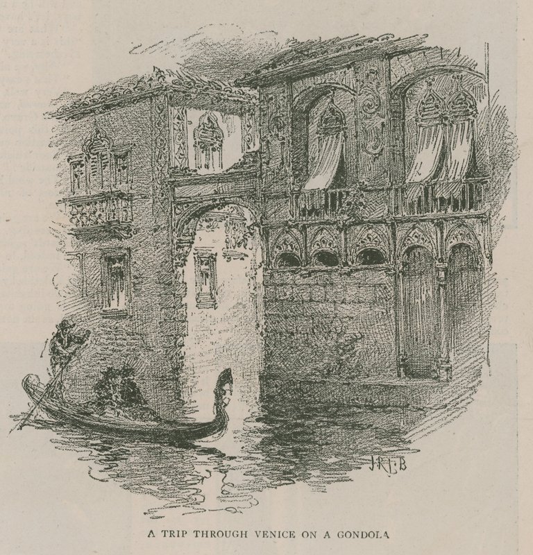 Venise à Londres : Croquis à Olympia - Une promenade en gondole à travers Venise - English School