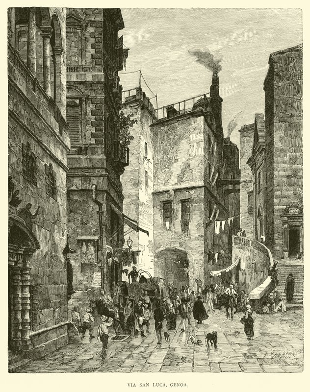 Via San Luca, Gênes - English School