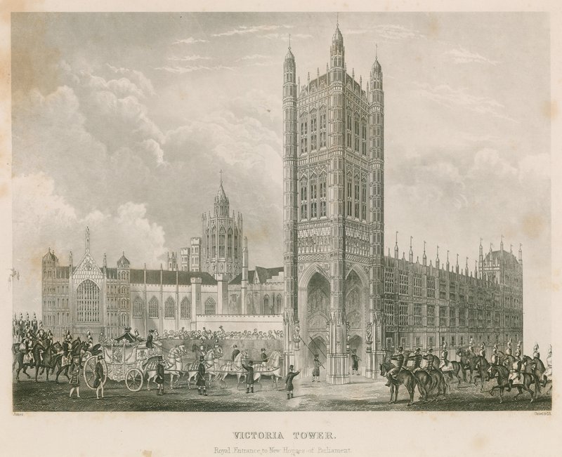 Tour Victoria, Palais de Westminster, Londres - English School