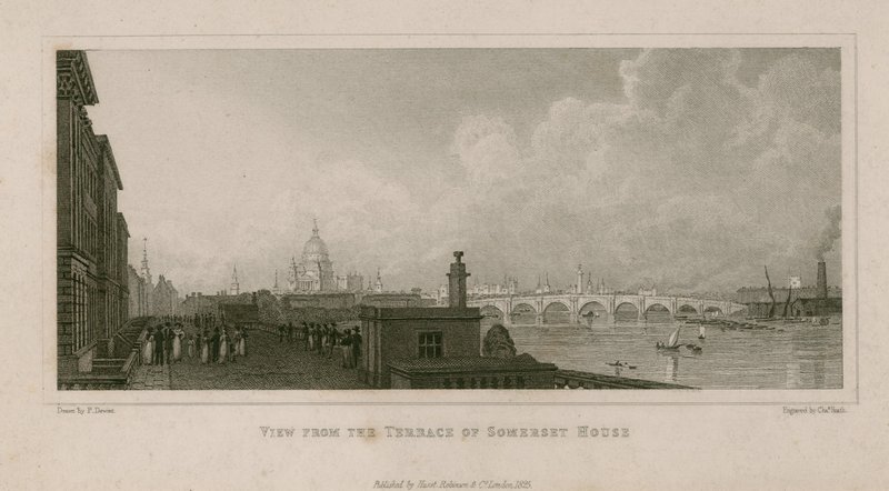 Vue depuis la terrasse de Somerset House - English School