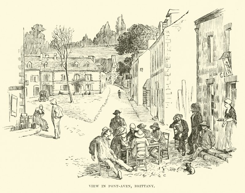 Vue de Pont-Aven, Bretagne - English School