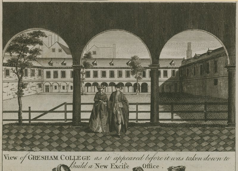 Vue du Gresham College - English School