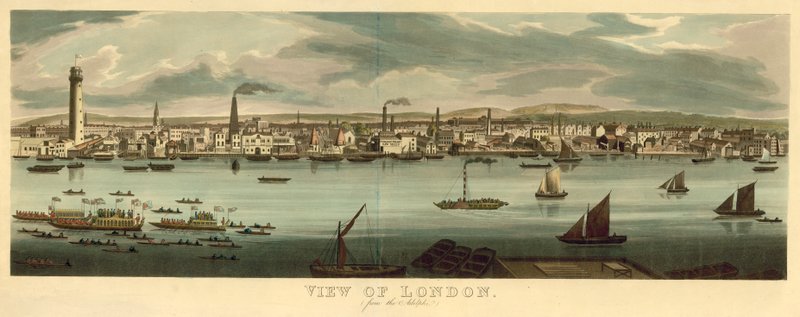 Vue de Londres depuis l