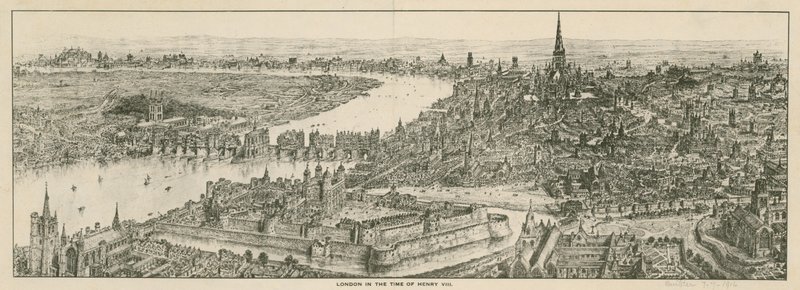 Vue de Londres à l