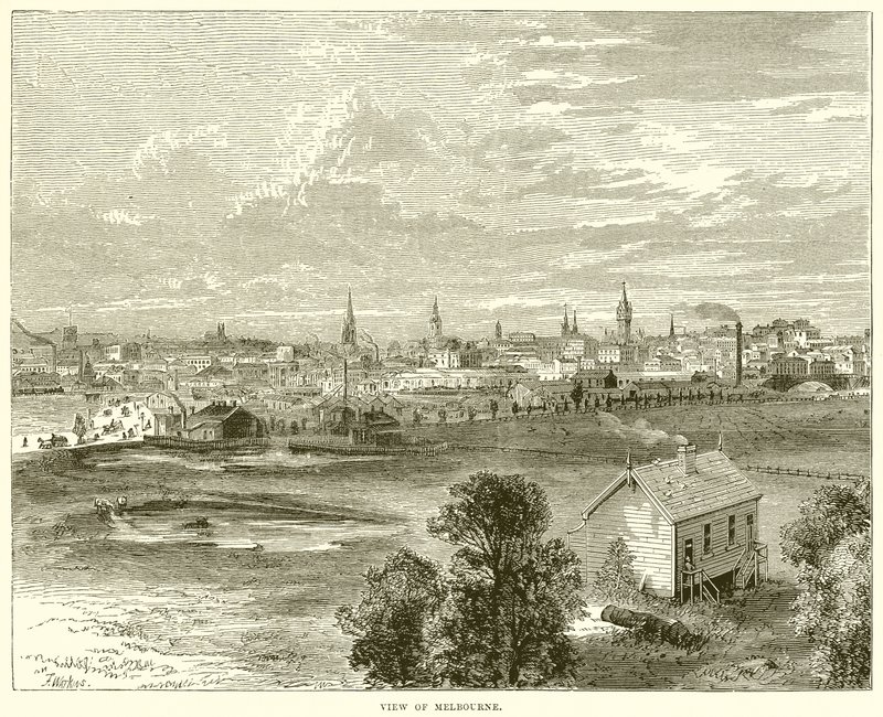Vue de Melbourne - English School