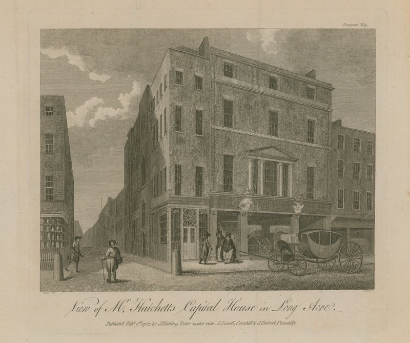 Vue de la maison capitale de M. Hatchett - English School