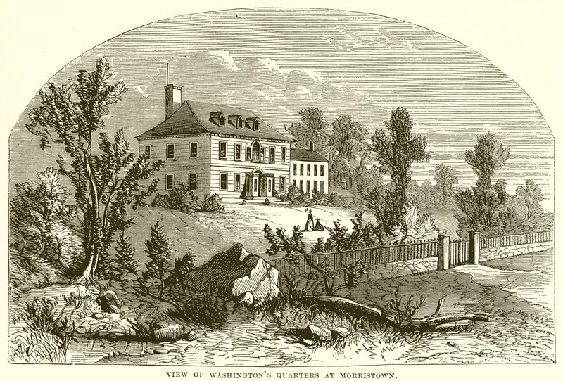 Vue des quartiers de Washington à Morristown - English School