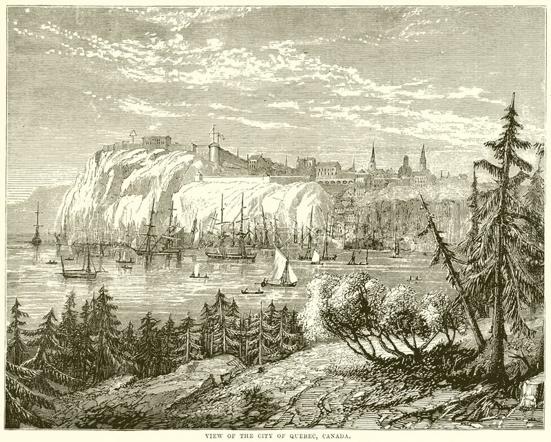 Vue de la ville de Québec, Canada - English School
