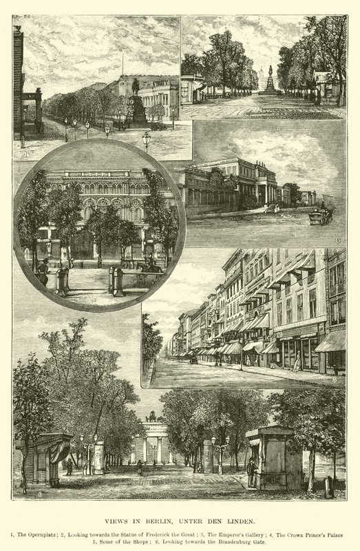 Vues à Berlin, Unter den Linden - English School