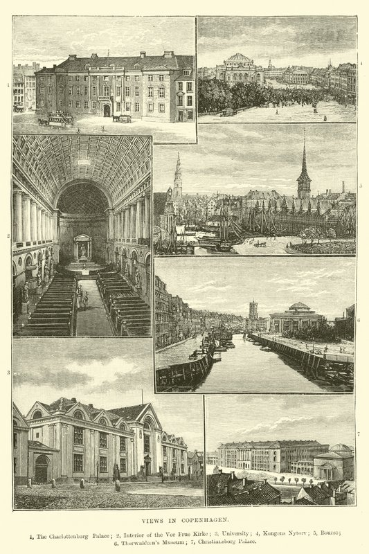 Vues de Copenhague - English School