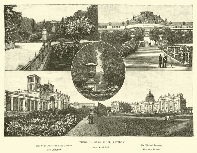 Vues de Sans Souci, Potsdam - English School