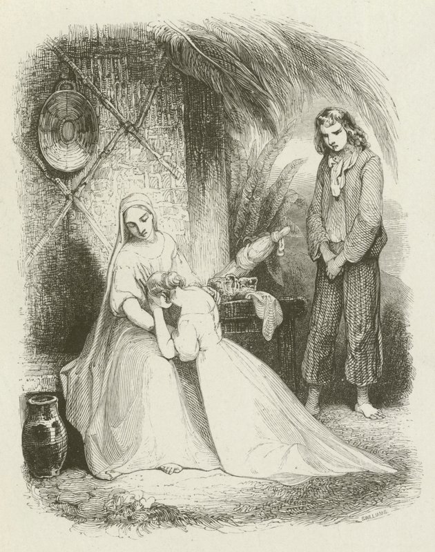 Virginia fuyant vers sa mère pour se réfugier - English School