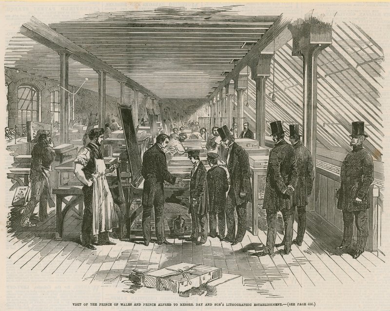 Visite du Prince de Galles et du Prince Alfred à l