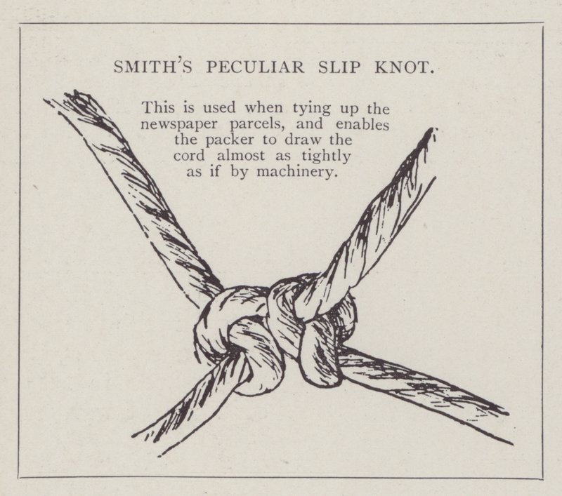 Le nœud particulier de W H Smith - English School