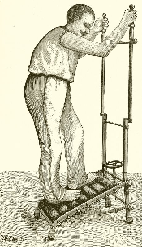 Machine à marcher conçue par un Français - English School