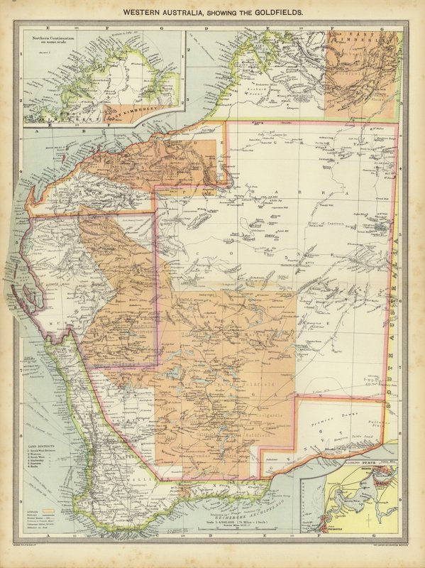 Australie Occidentale, montrant les Champs d
