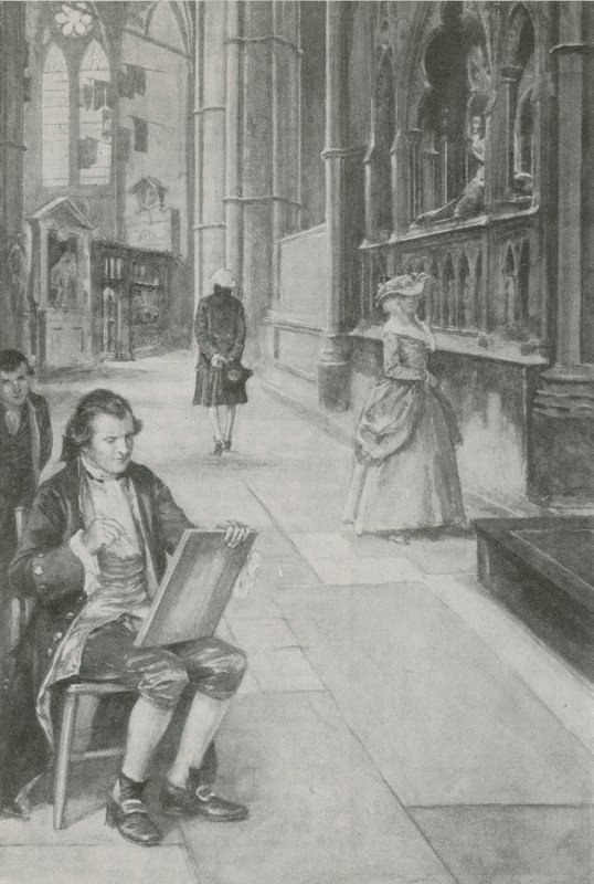 William Blake apprend à dessiner - English School