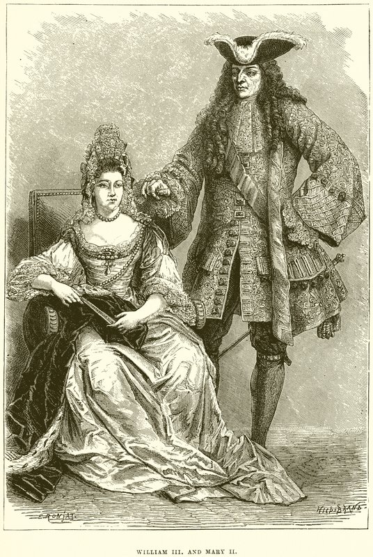 Guillaume III et Marie II - English School