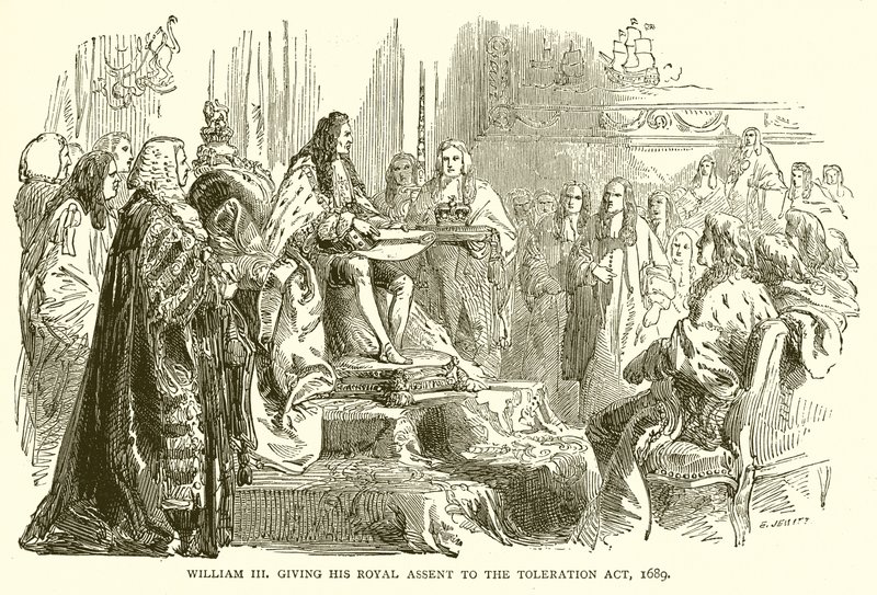 Guillaume III donnant son Assentiment Royal à l
