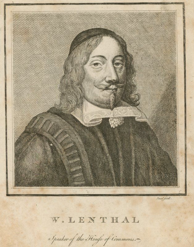 William Lenthal, président de la Chambre des communes - English School