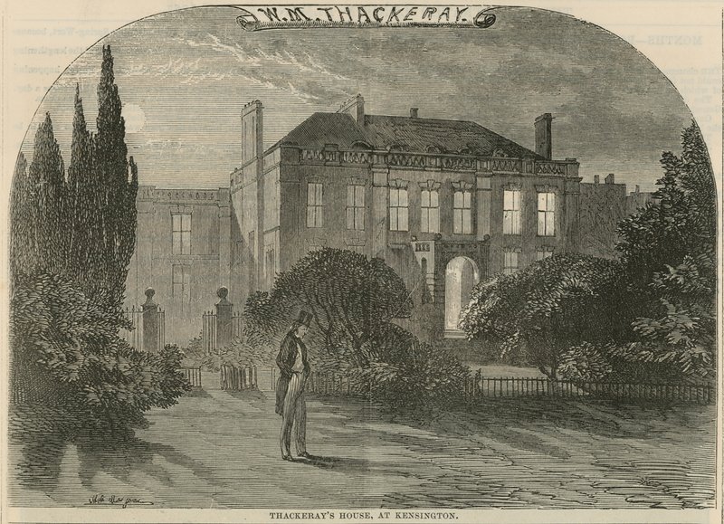 Maison de William Makepeace Thackeray à Kensington, Londres - English School