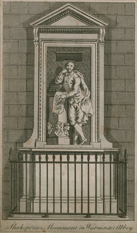 Monument de William Shakespeare - English School