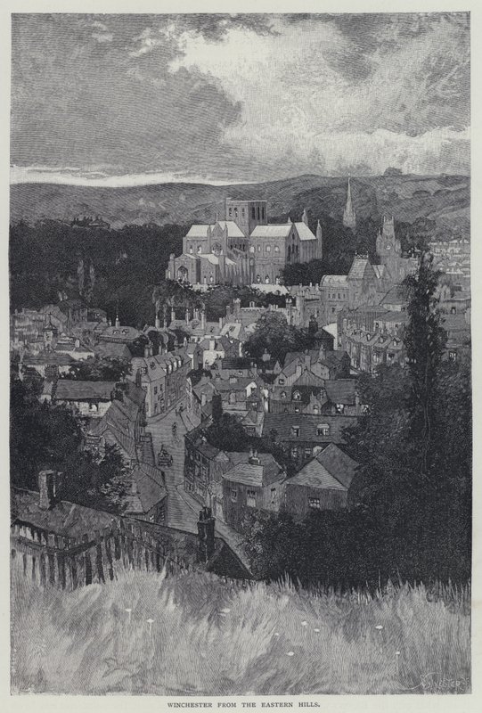 Winchester, depuis les collines orientales - English School