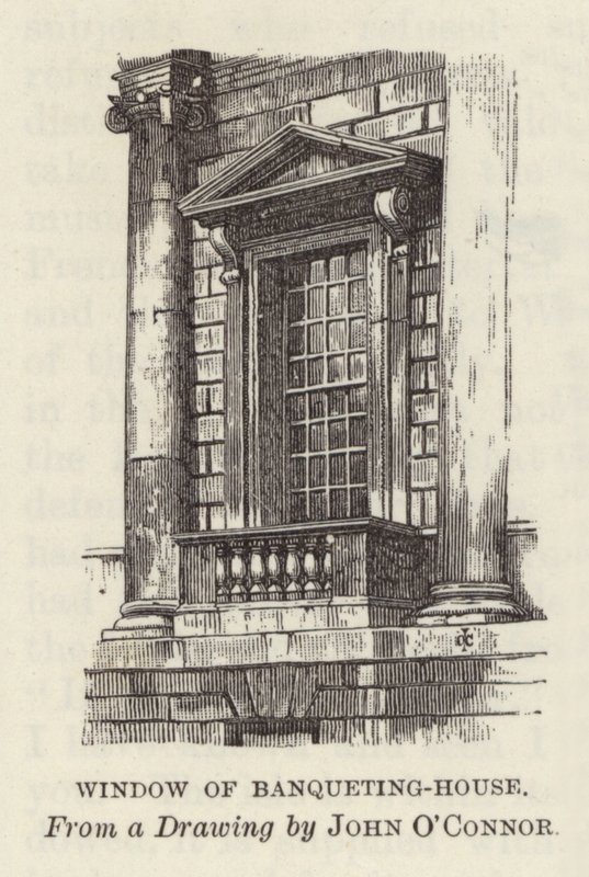 Fenêtre de la Maison des Banquets - English School