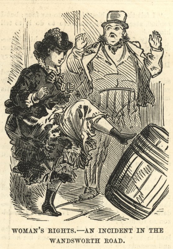 Les droits des femmes; un incident sur Wandsworth Road - English School