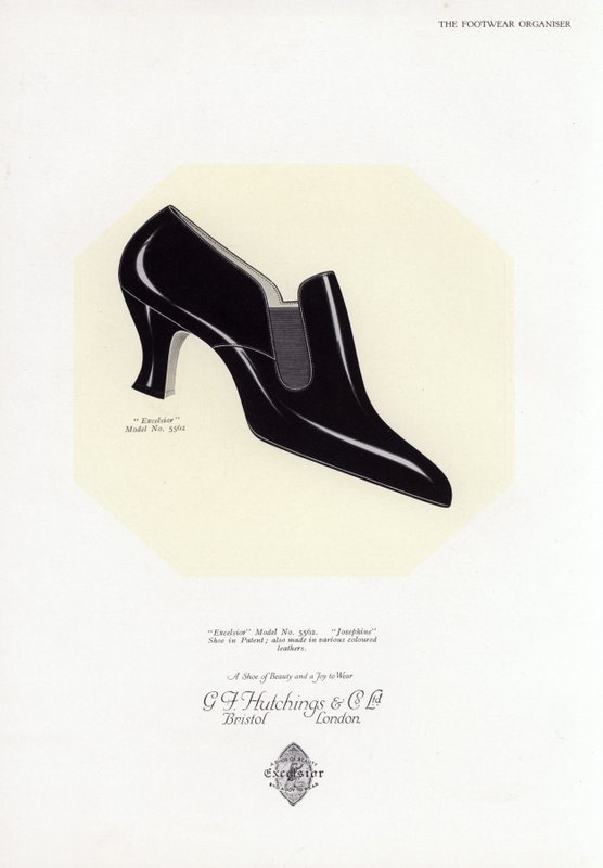 Publicité pour chaussures pour femmes, années 1930 - English School