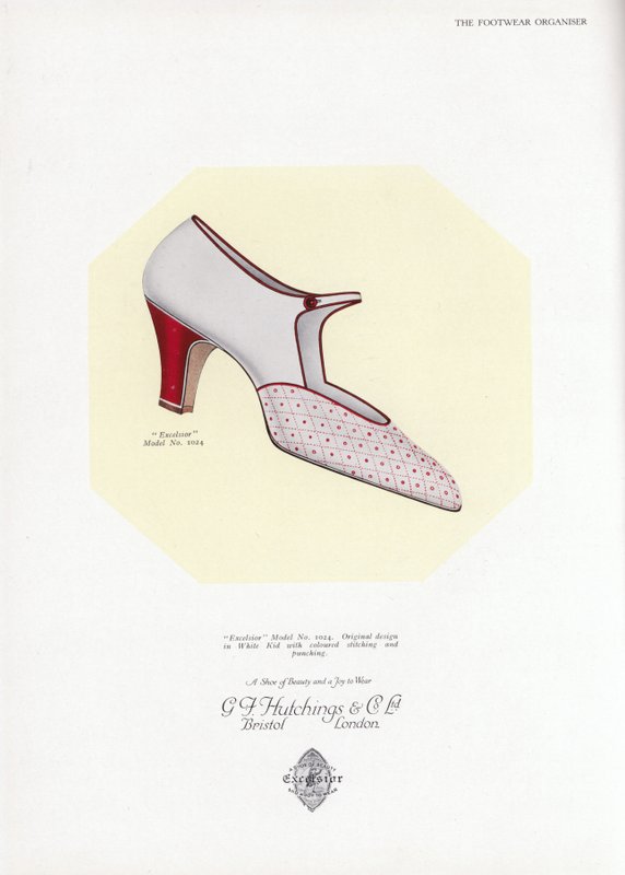 Publicité pour chaussures pour femmes, années 1930 - English School