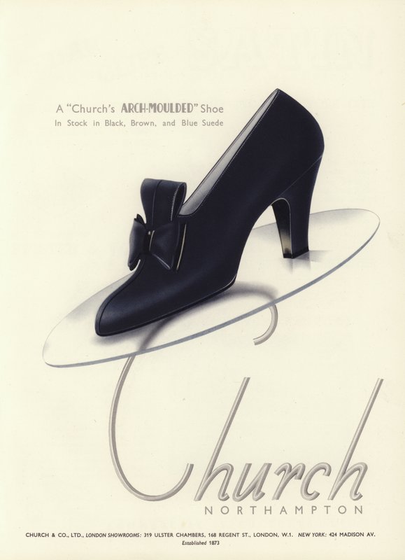 Publicité pour chaussures pour femmes, années 1930 - English School