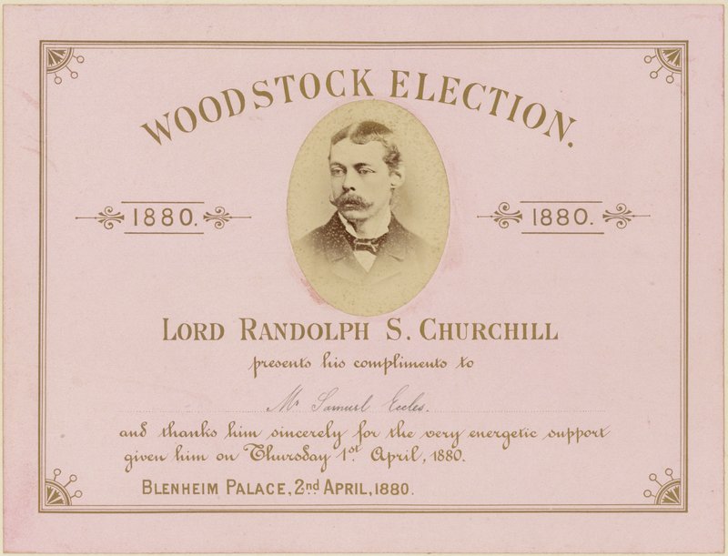 Élection de Woodstock 1880 - English School