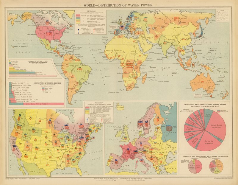Monde, répartition de l