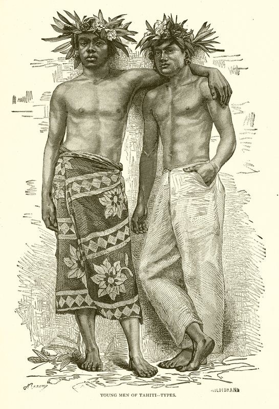 Jeunes hommes de Tahiti--Types - English School
