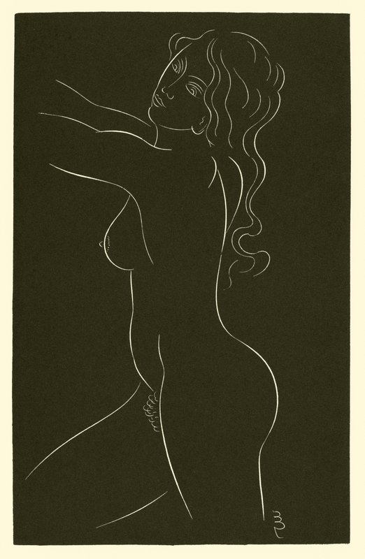 Nu féminin - Eric Gill