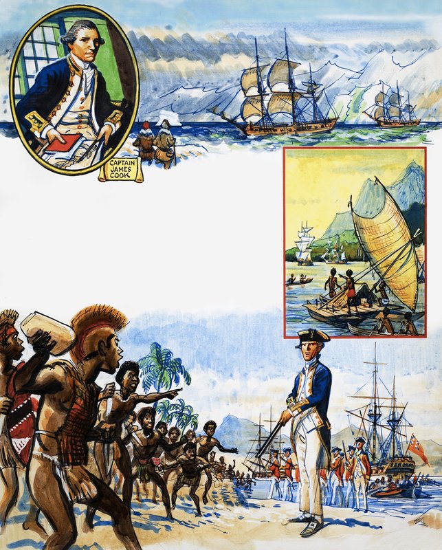Scrapbook of the British Sailor : Voyages de découverte - Eric Parker